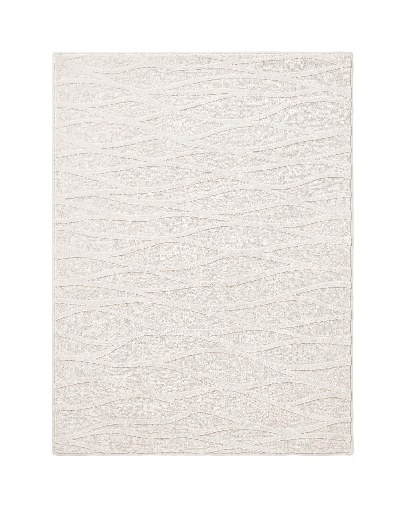 Mora Washable Area Rug - Beige