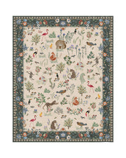 Alfombra grande Selene - Beige/Blanco 