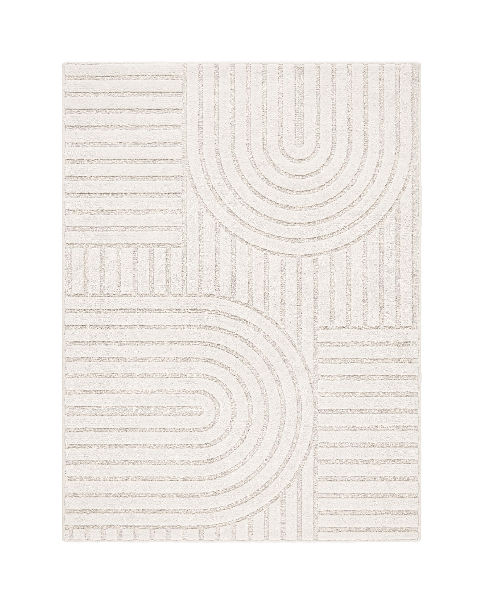 Cira Washable Area Rug - Beige