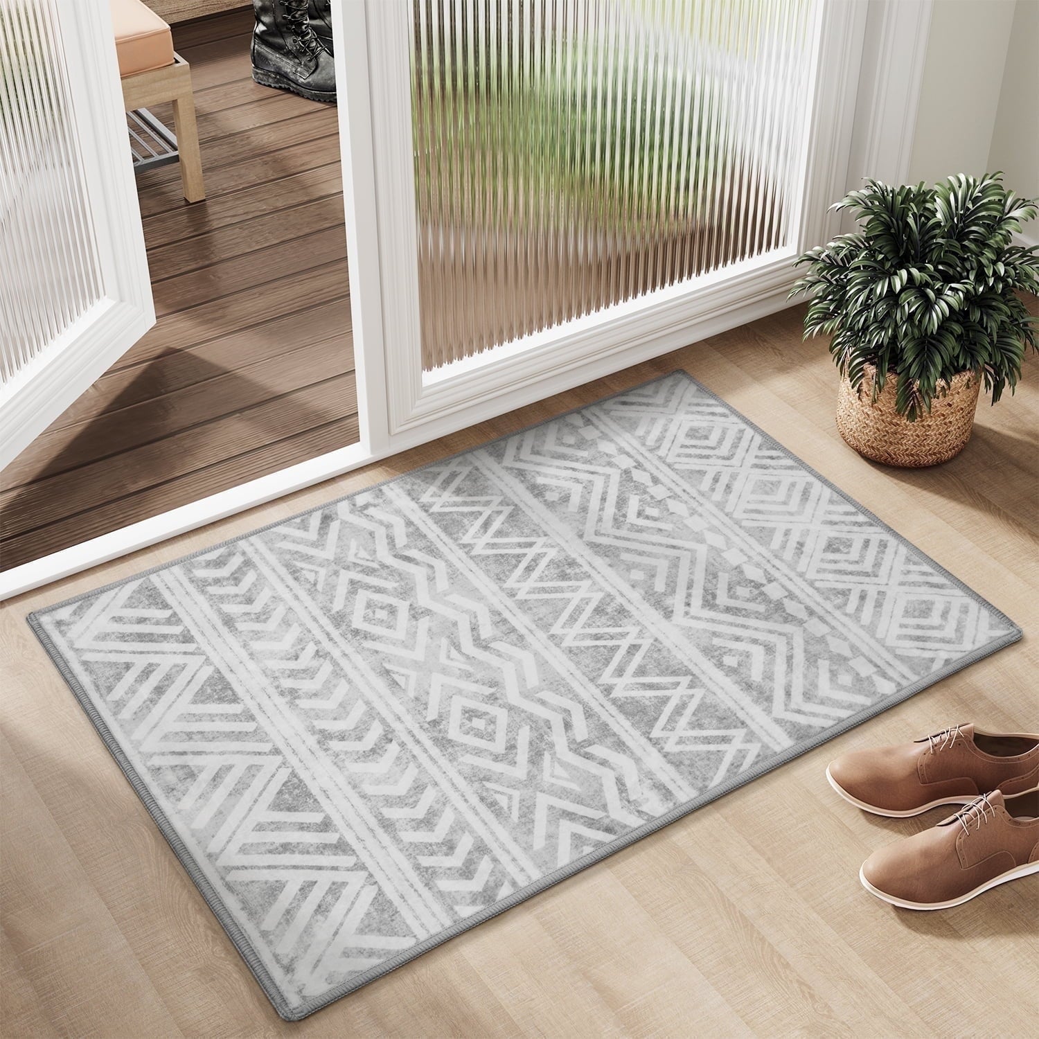 Bohemian and Modern Area Rug