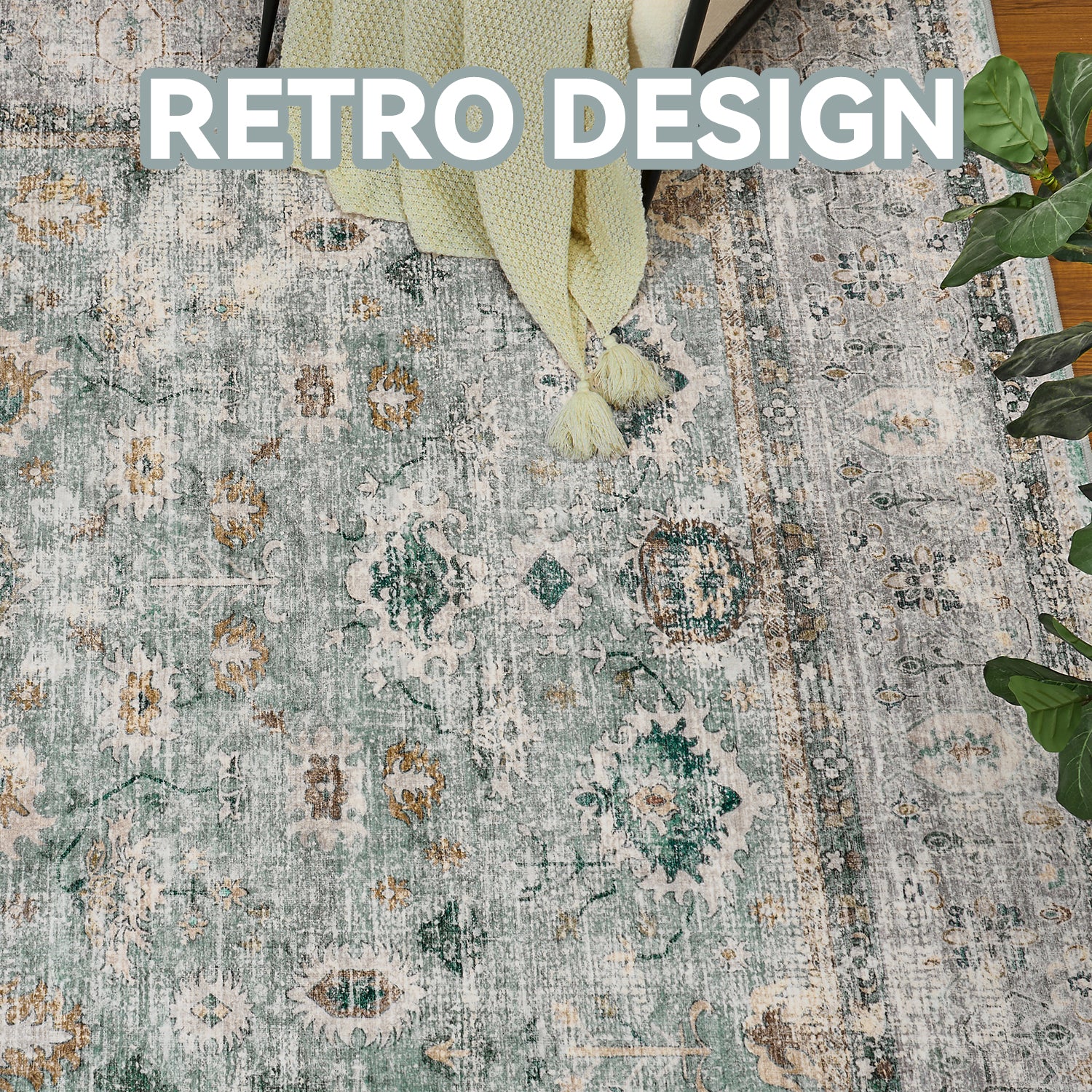 Rugs for Living Room Washable