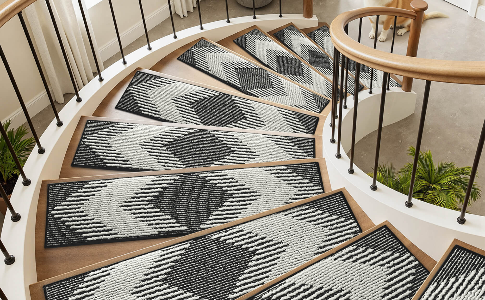 Stair treads designed for family friendly stair safety