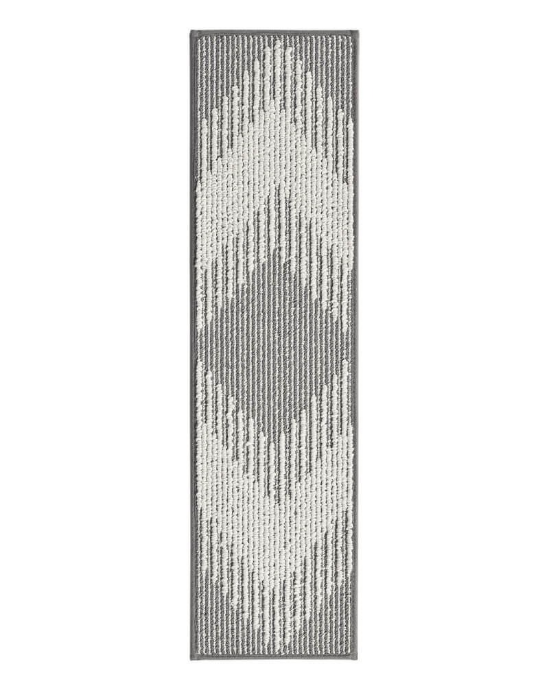 Stair treads designed to stay in place without damage