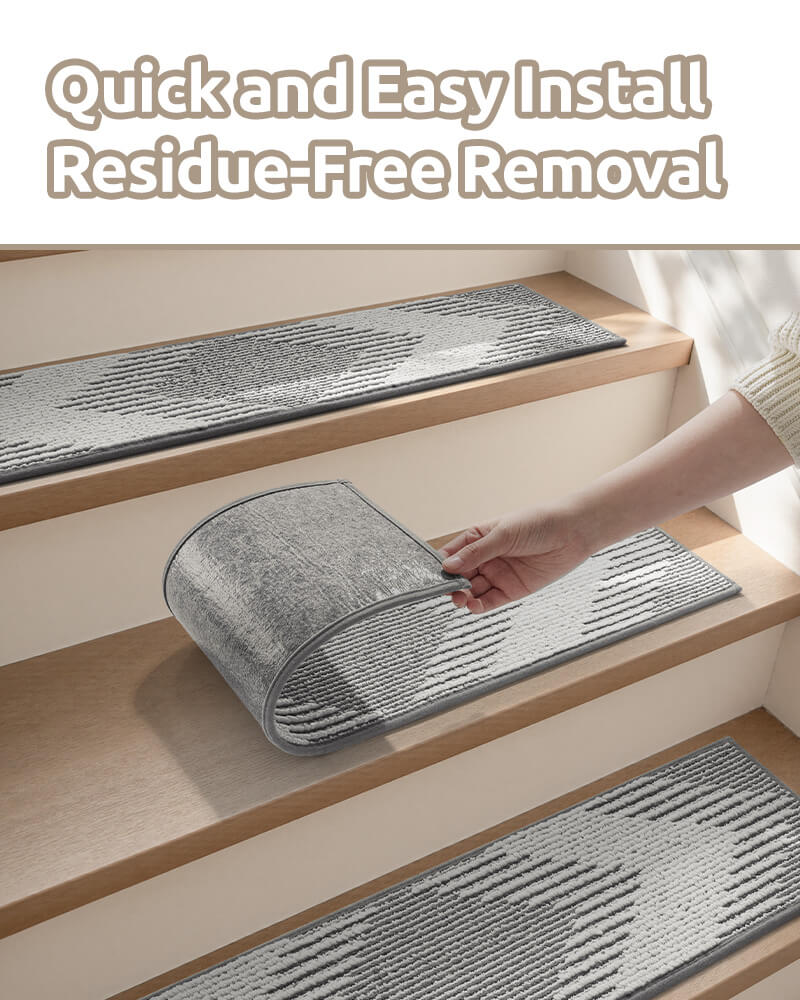 Non slip stair treads ideal for high traffic staircases