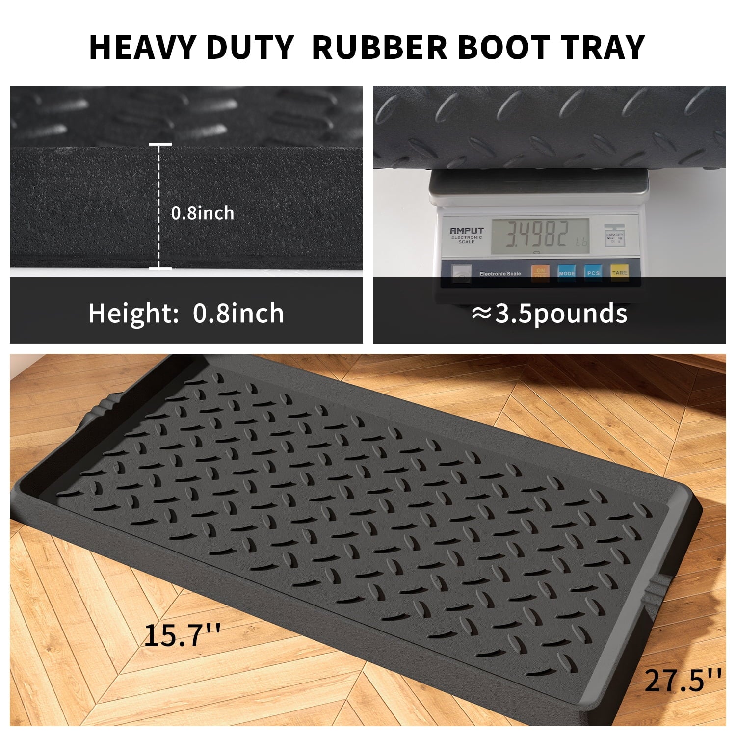 Rubber Boot Tray