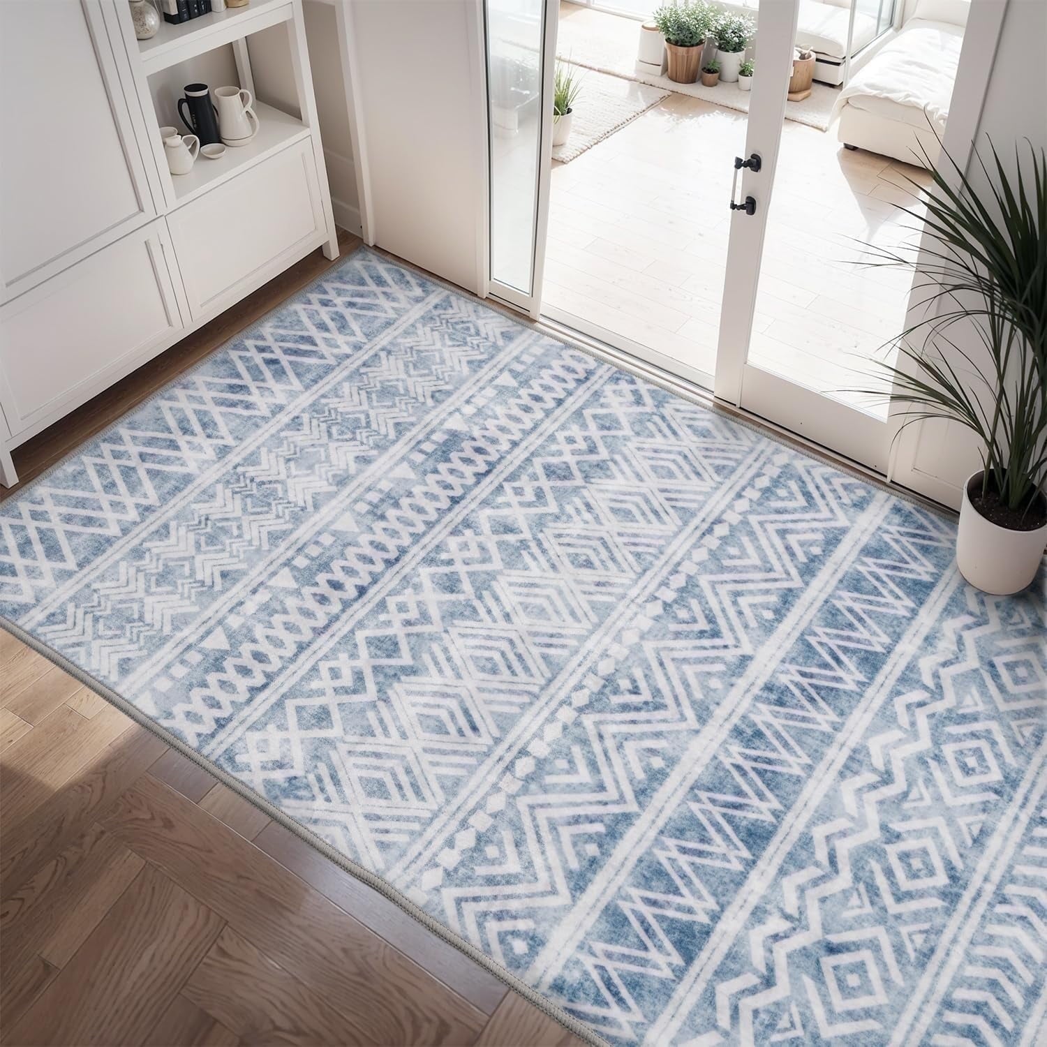 Bohemian and Modern Area Rug