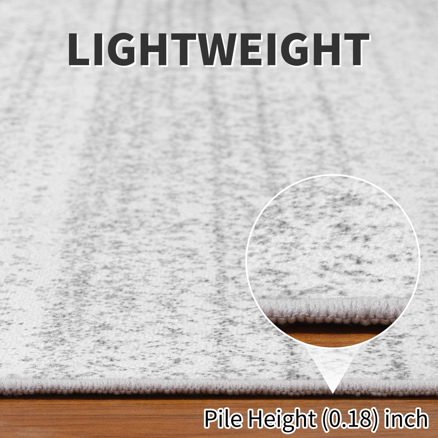 VUNATE Abstract Striped Area Rug