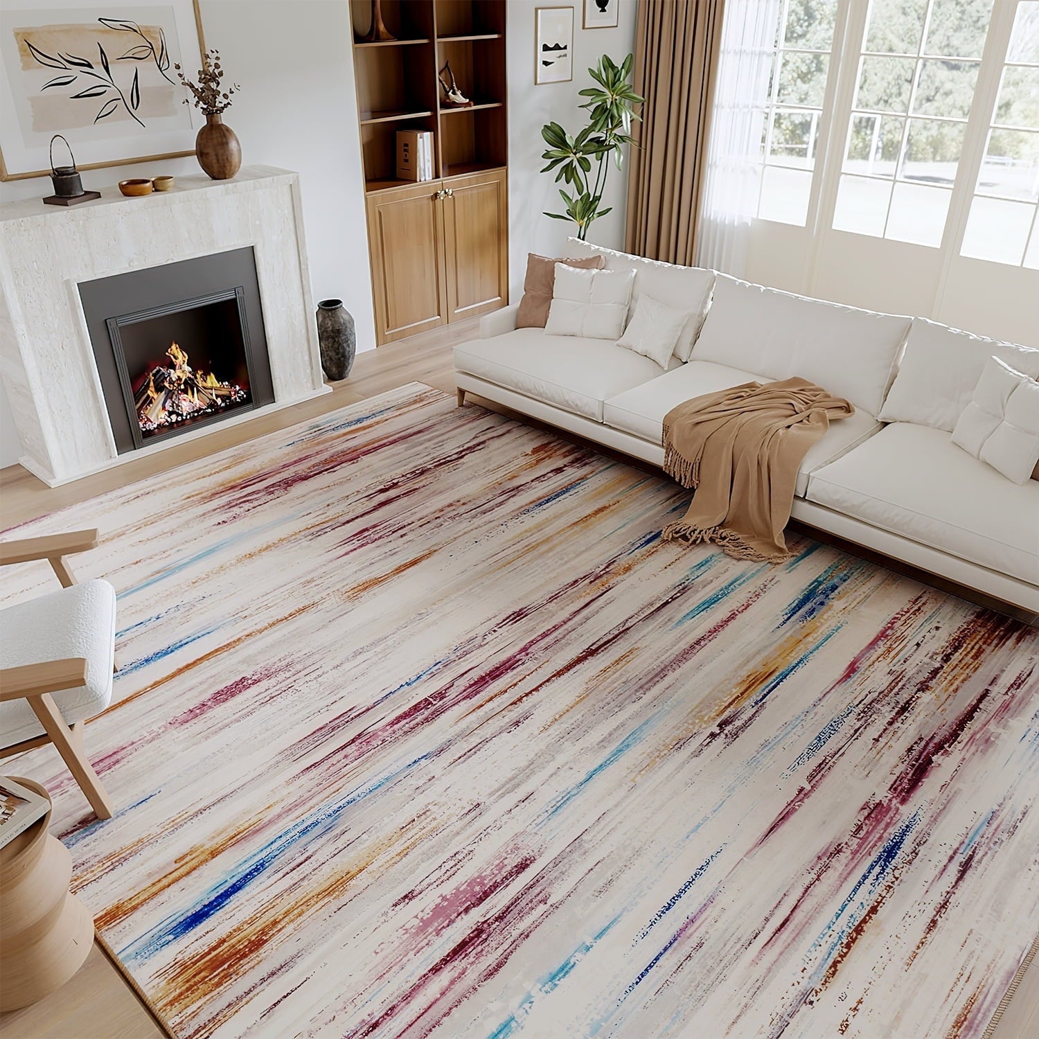 SIXHOME Abstract Area Rugs for Living Room
