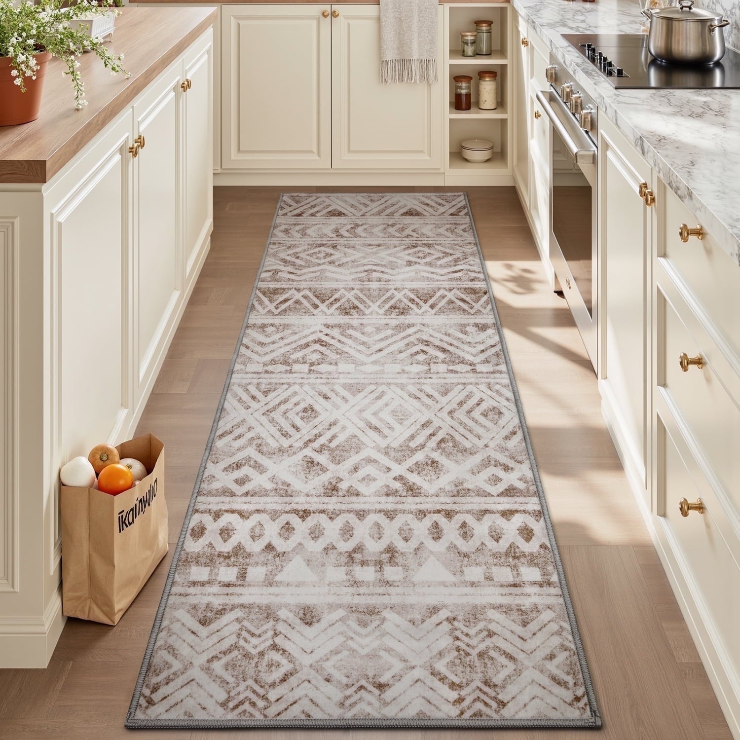 Bohemian and Modern Area Rug