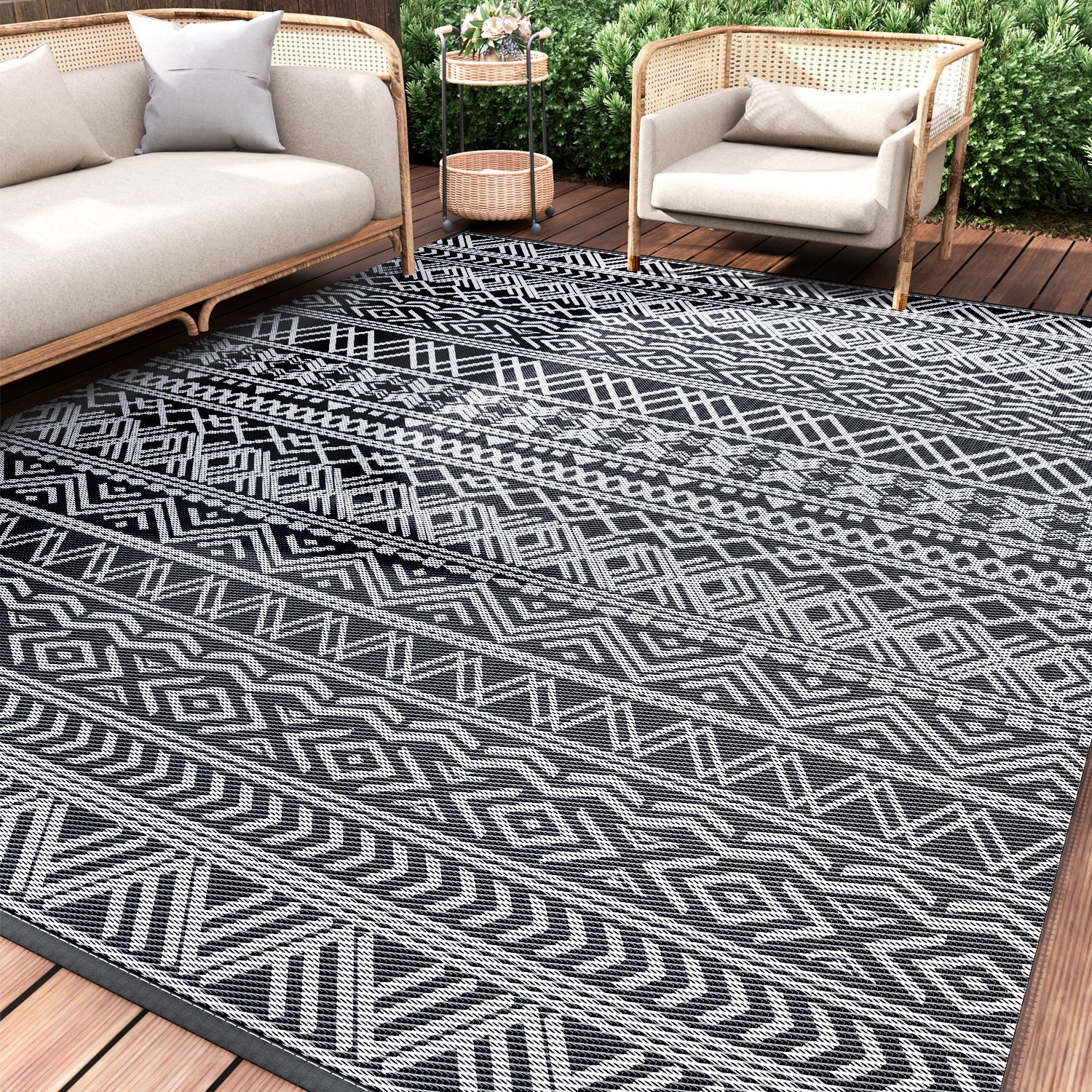 SIXHOME Boho Outdoor Rug