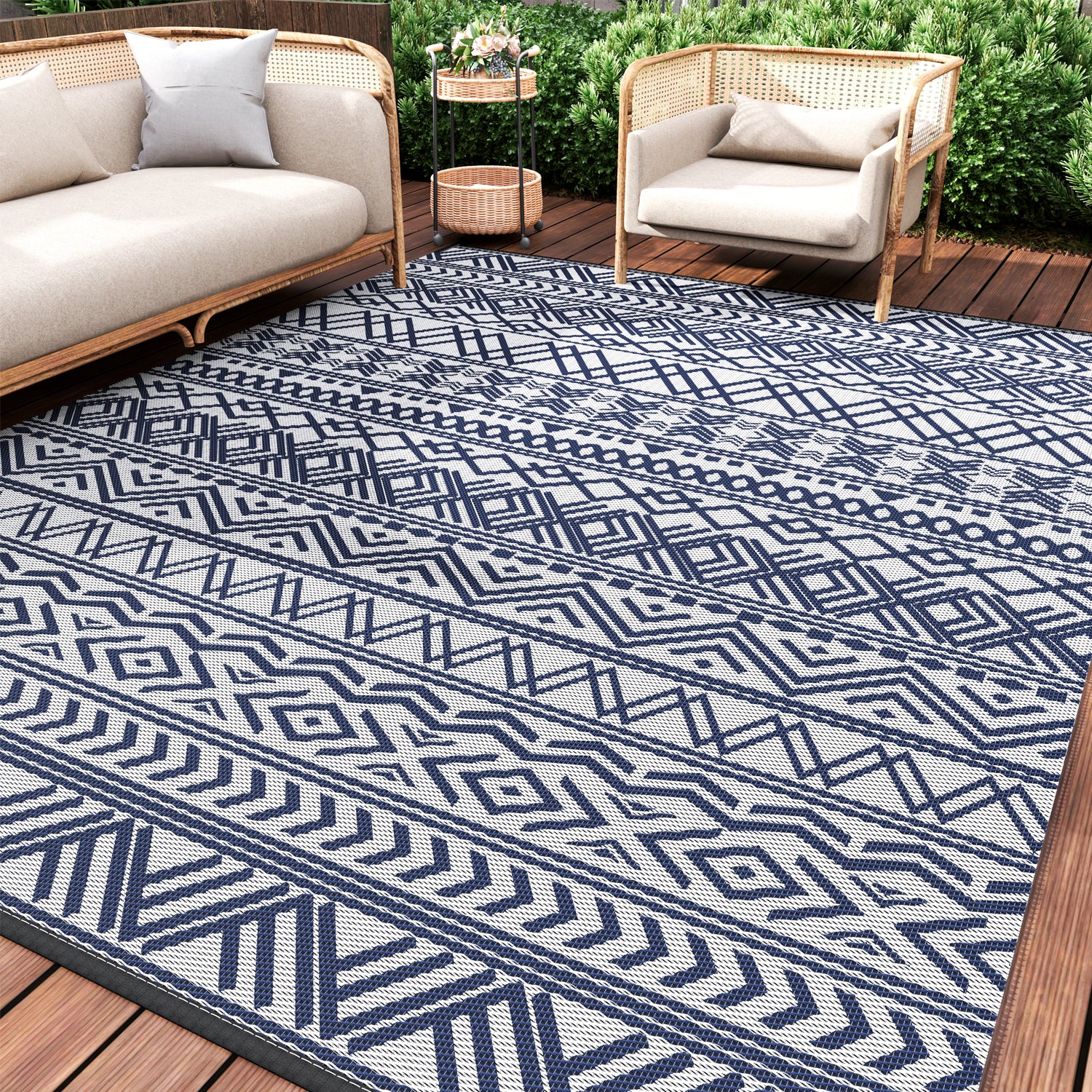 SIXHOME Boho Outdoor Rug