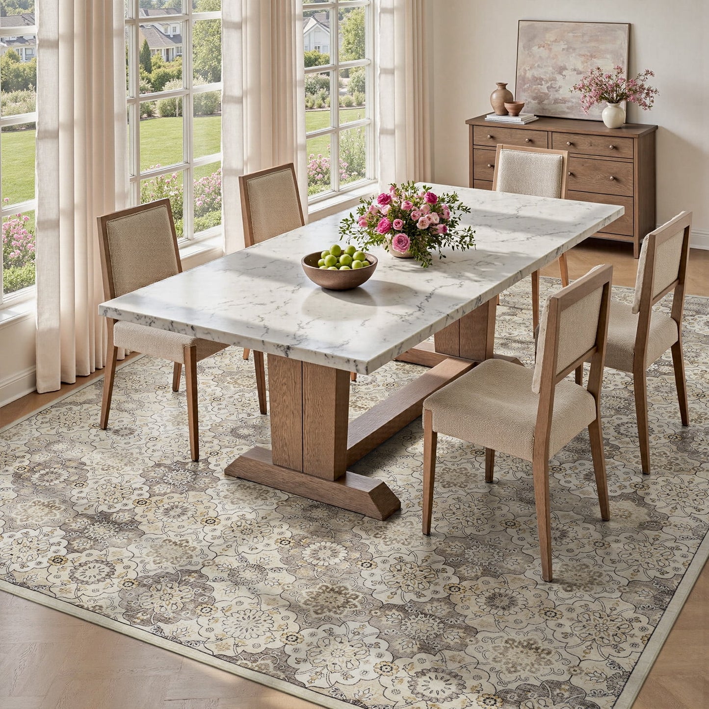 Washable Rugs Modern Abstract Colorful Carpet Rugs