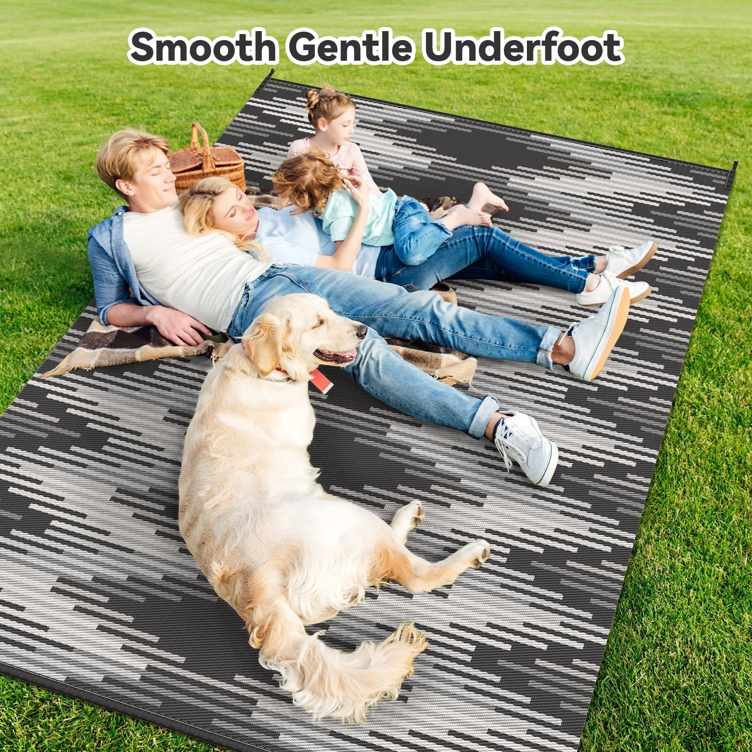 SIXHOME Modern Indoor Outdoor Rug
