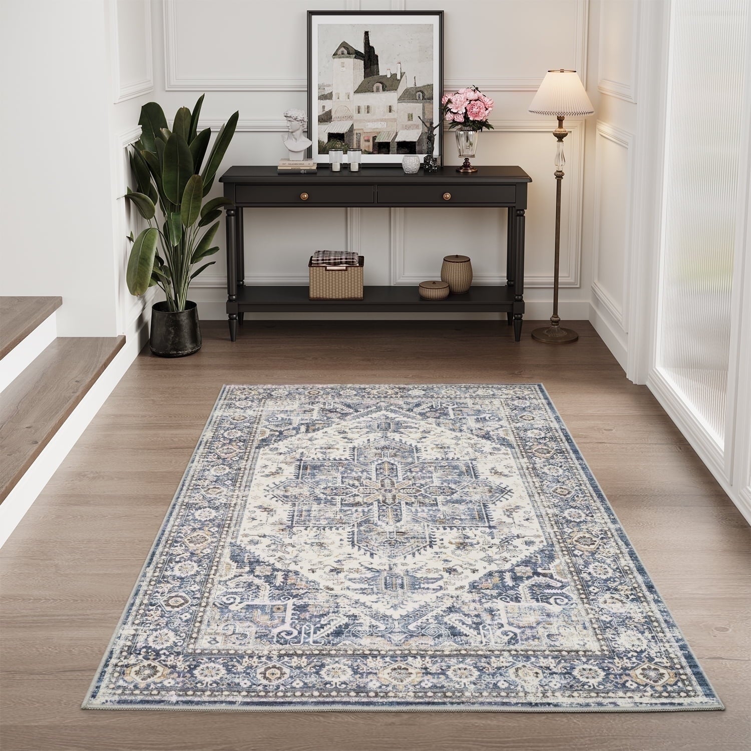 Vintage Medallion Area Rug