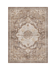 Opulence Washable Area Rug - Brown