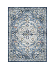Opulence Washable Area Rug - Blue