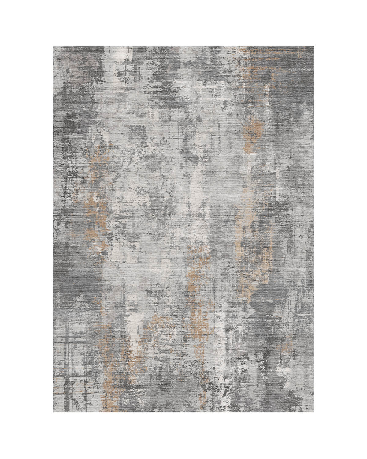 Drift Washable Area Rug - Black/Gray
