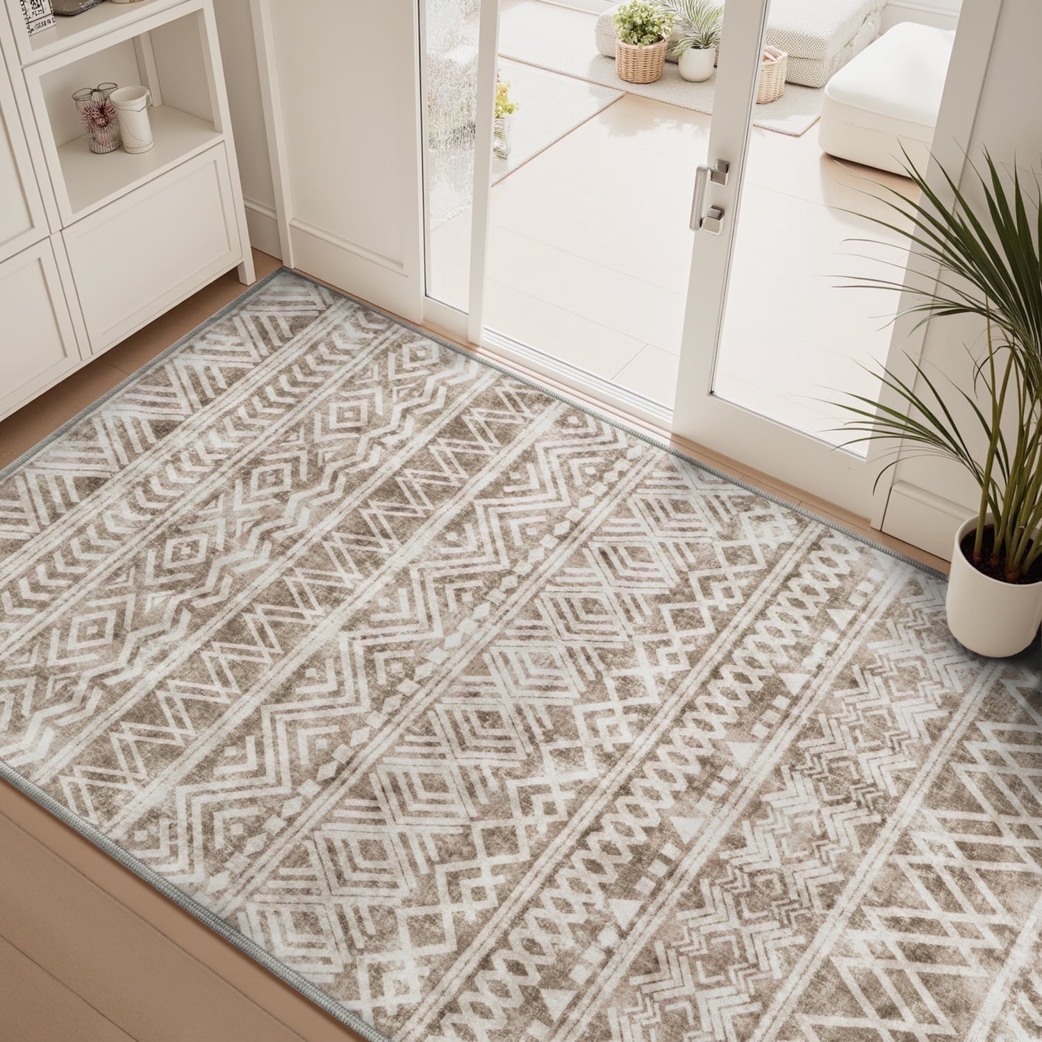 Bohemian and Modern Area Rug