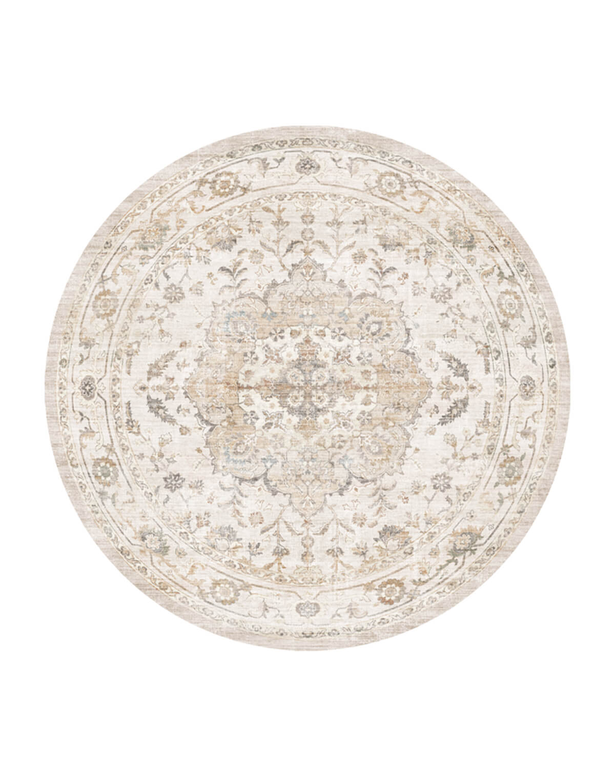 Ember Washable Area Rug - Beige