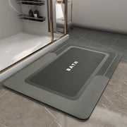 Easy Care Quick Dry Bath Mat - Dark Gray