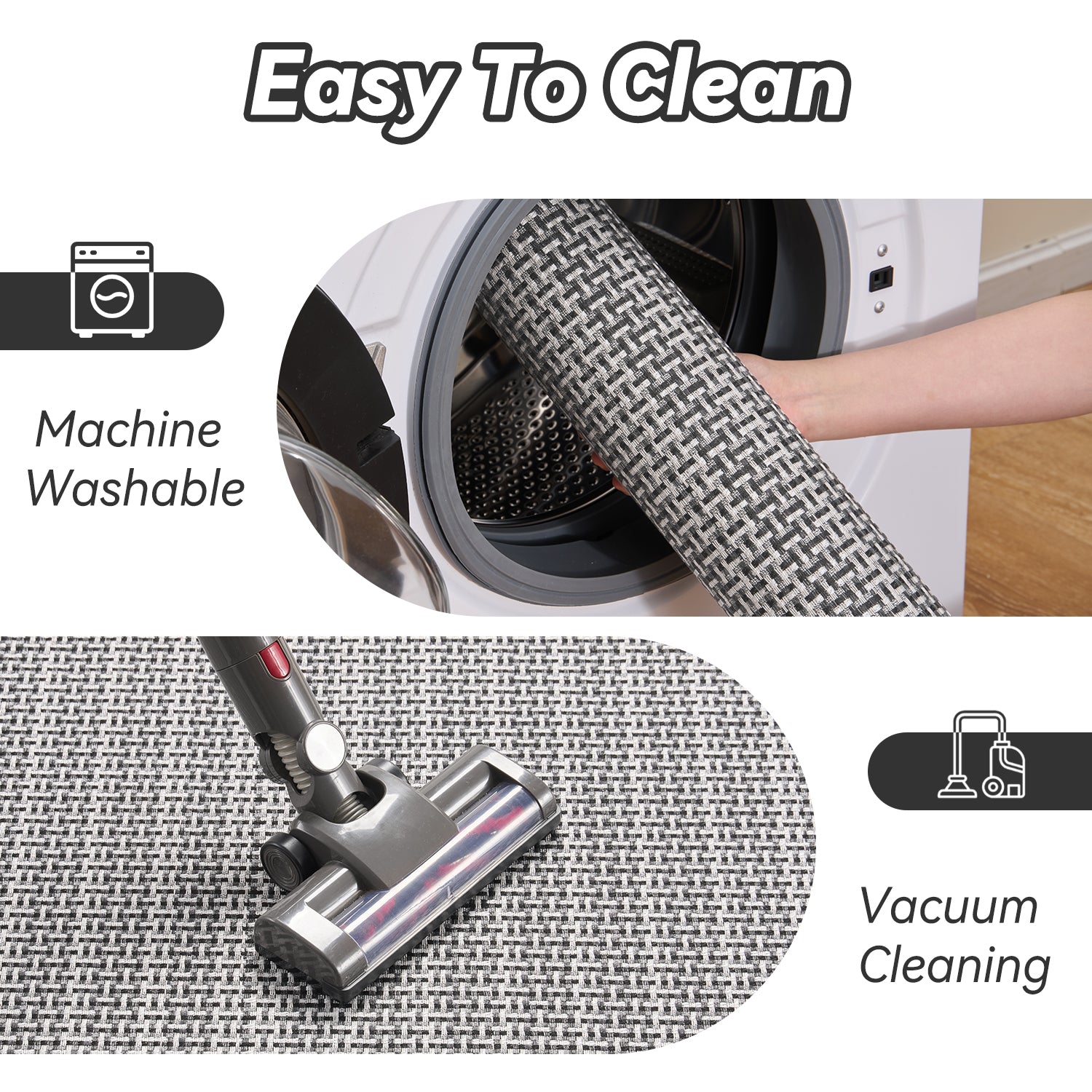 Non-Slip Washable Kitchen Rug