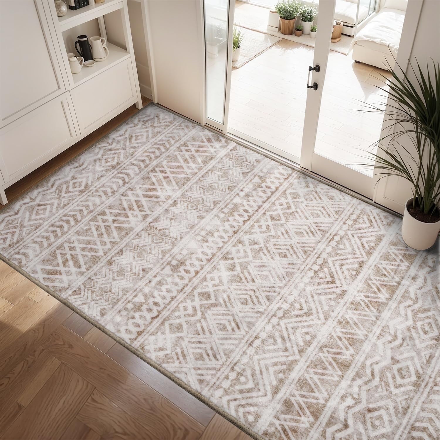 Bohemian and Modern Area Rug