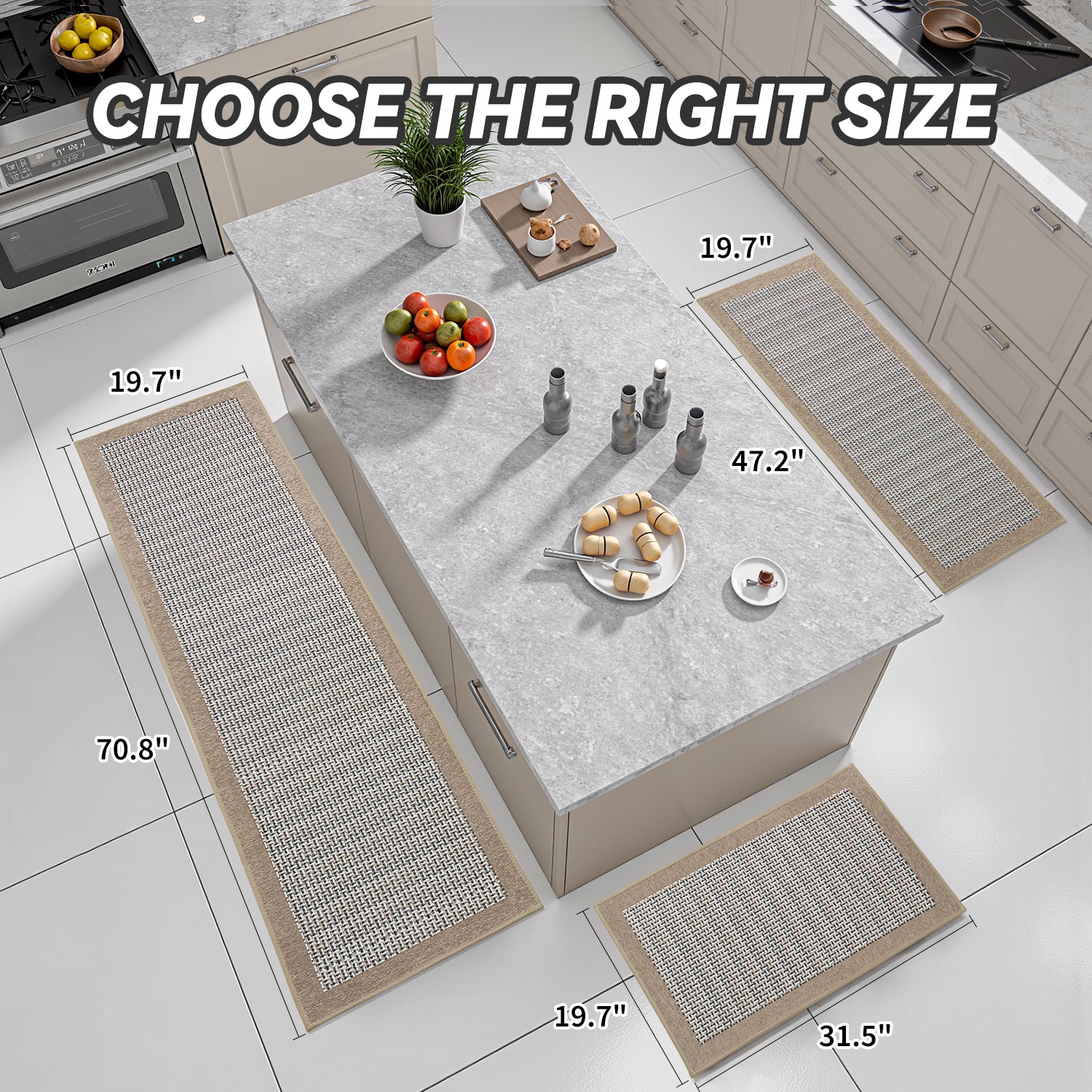 Non-Slip Washable Kitchen Rug