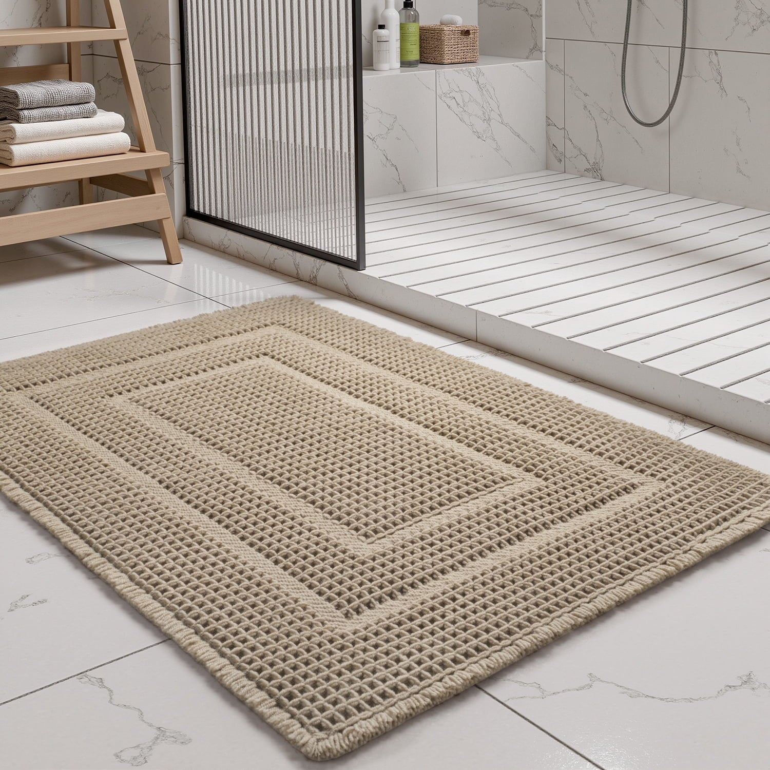 Waffle Bath Rug