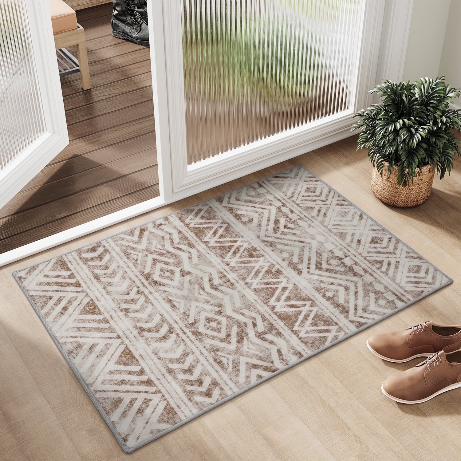 Bohemian and Modern Area Rug