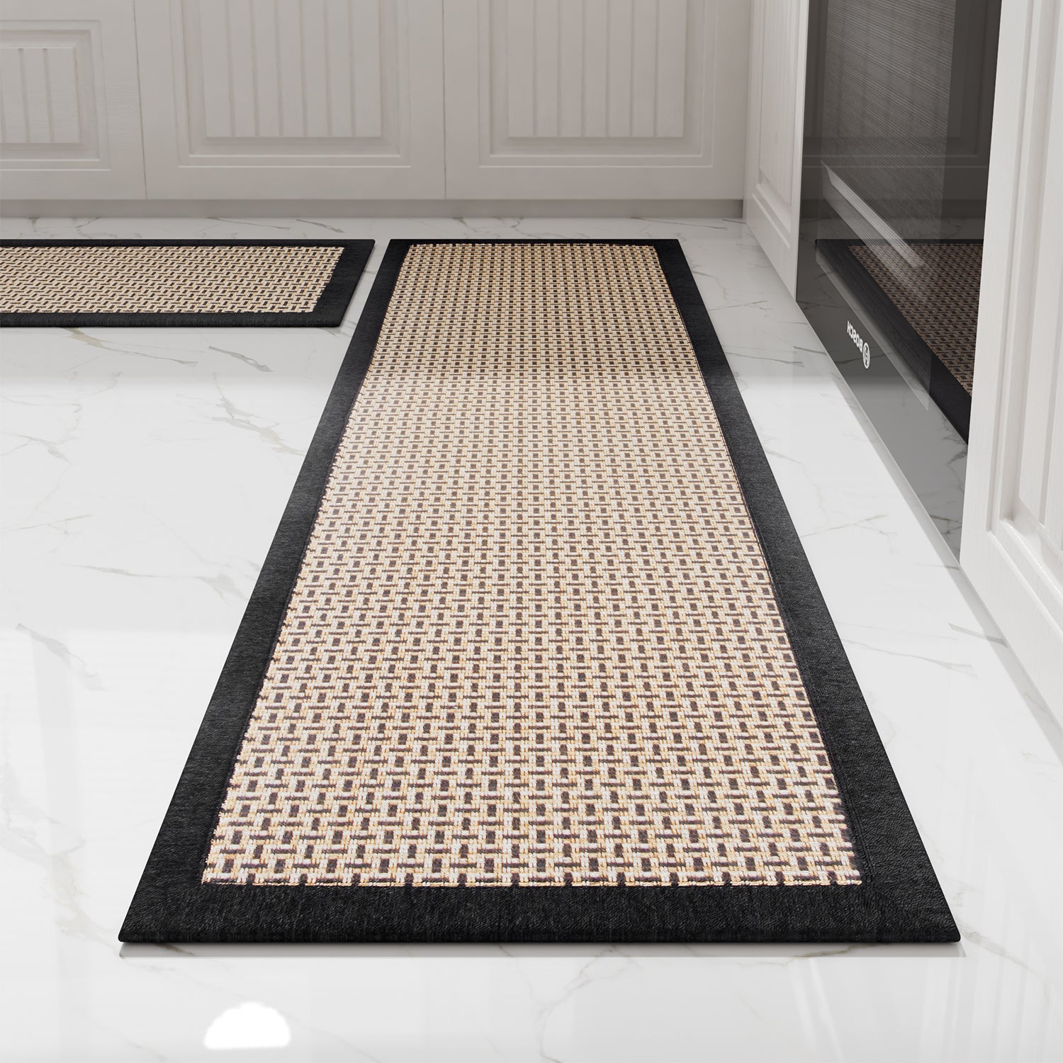 Non-Skid Twill Kitchen Mats Washable
