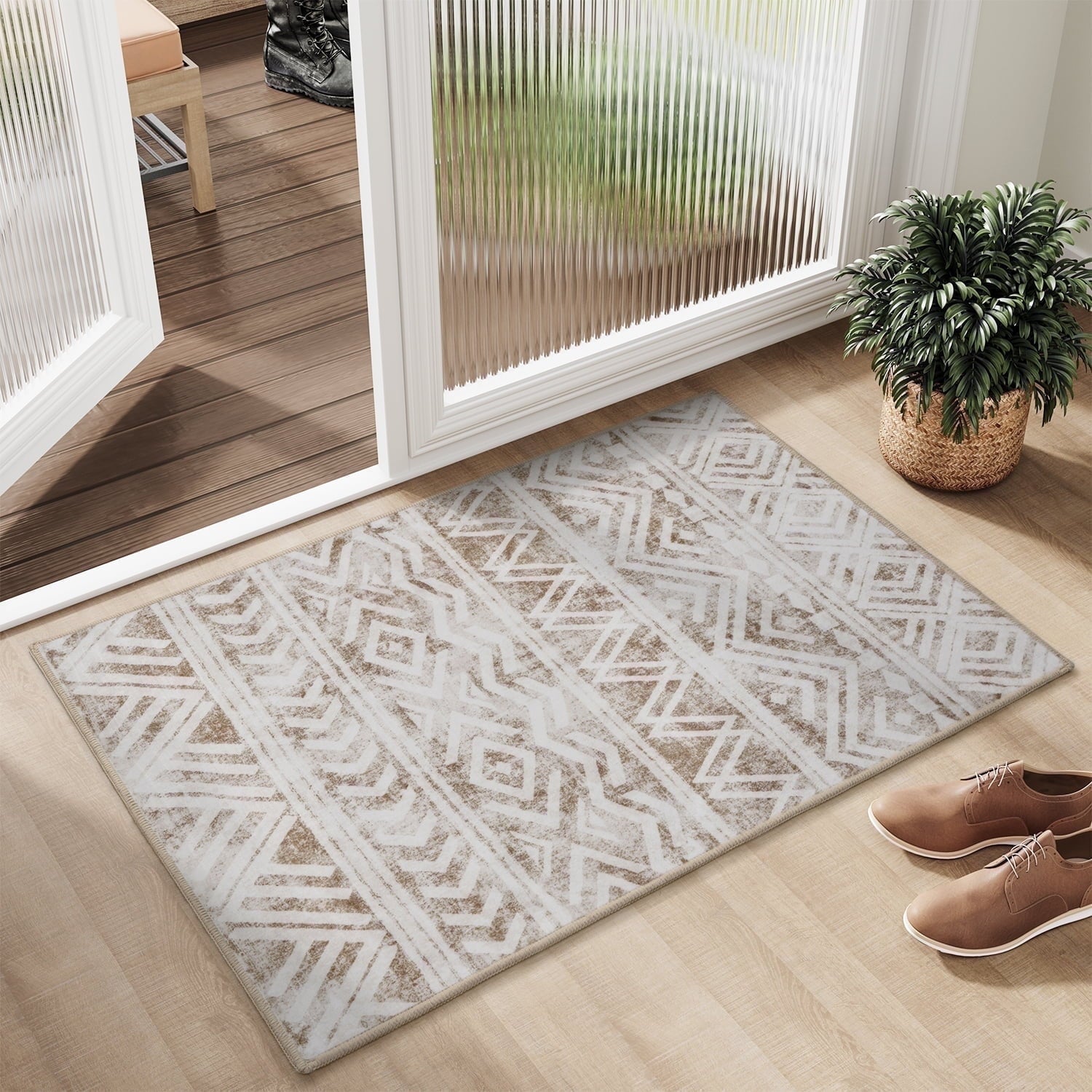 Bohemian and Modern Area Rug