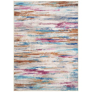 MontVoo Modern Abstract Multicolor Washable Area Rug