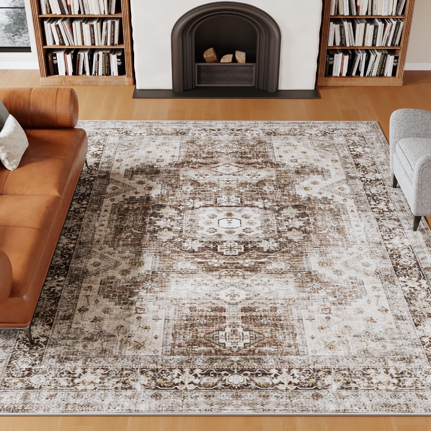 Vintage Tribal Living Room Rug