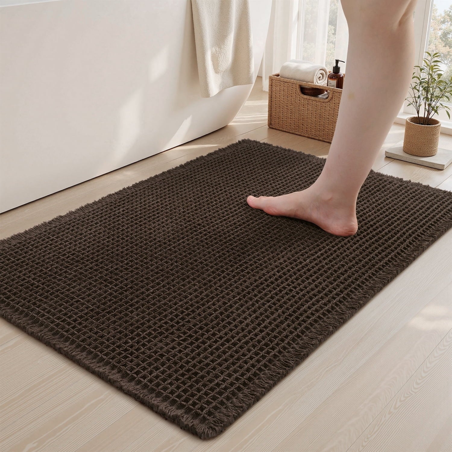 Waffle Style Bath Mats
