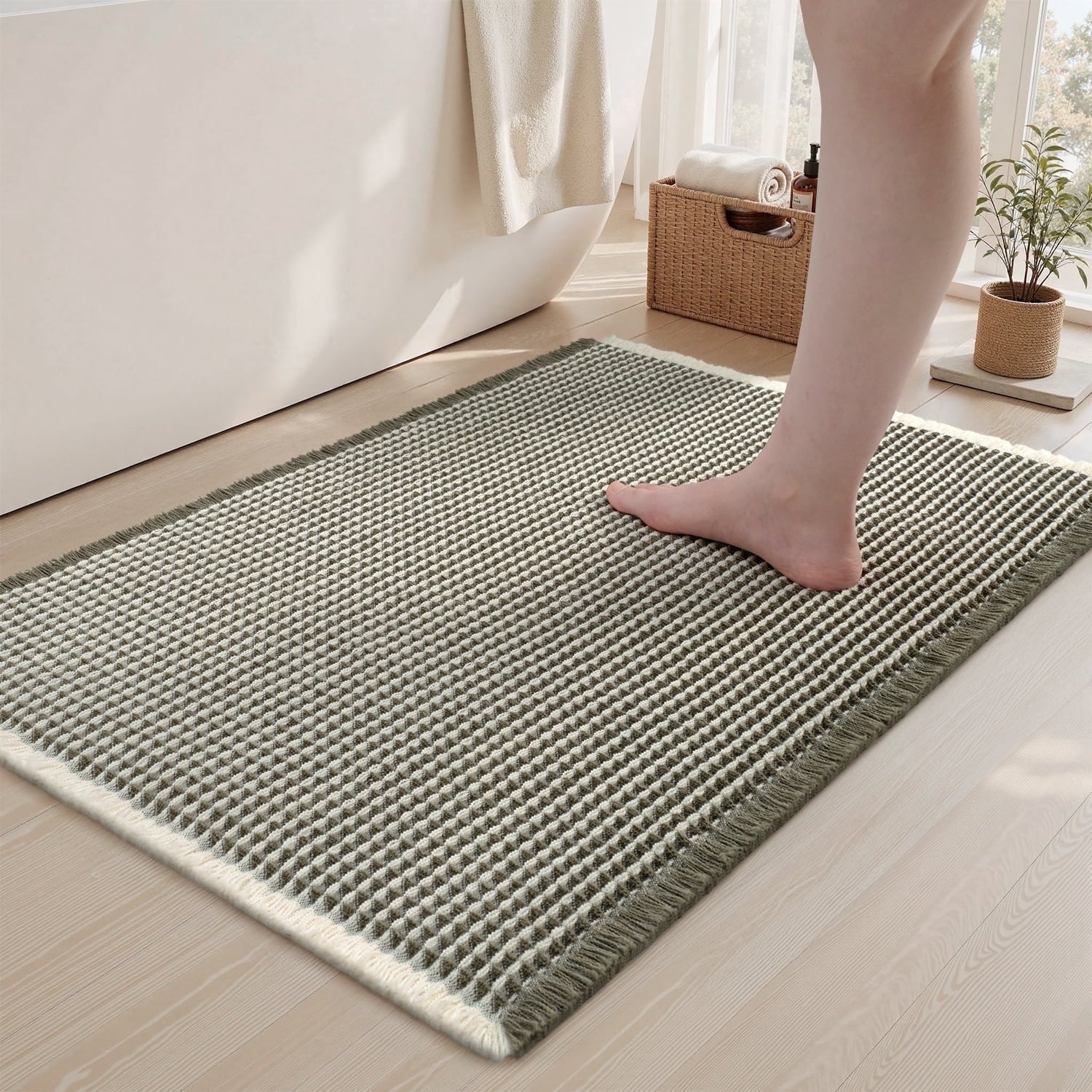 Waffle Style Bath Mats