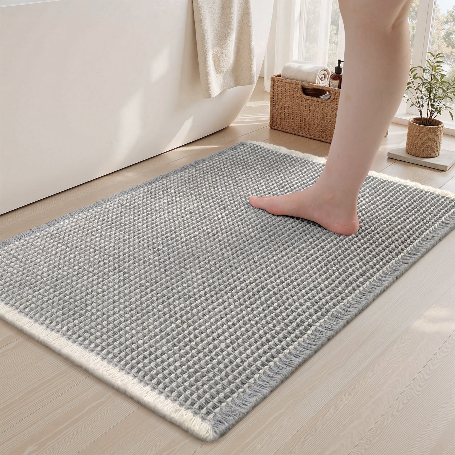 Waffle Style Bath Mats