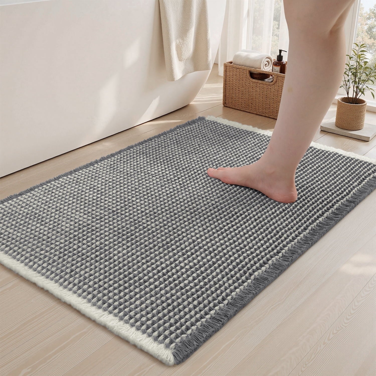 Waffle Style Bath Mats