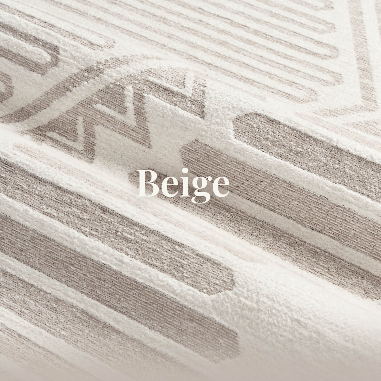 Montvoo beige washable area rug collection
