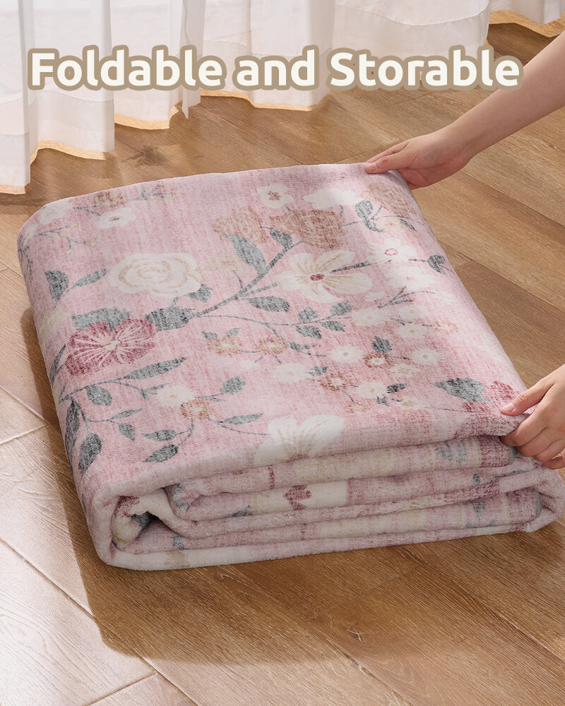 Busy Rugs Vintage Decor Floral Rug | Washable & for Busy Home | MontVoo Rugs ...