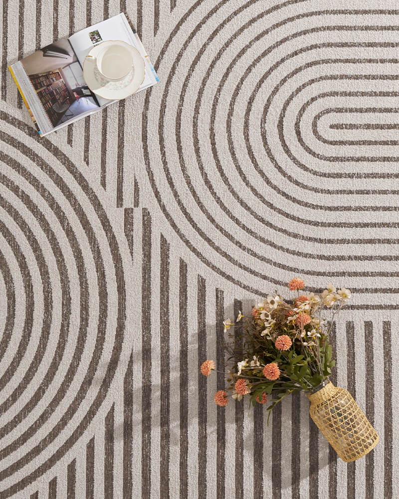 Washable runner rug designed for homes with kids and pets