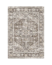MontVoo Aglaia Washable Area Rug Brown
