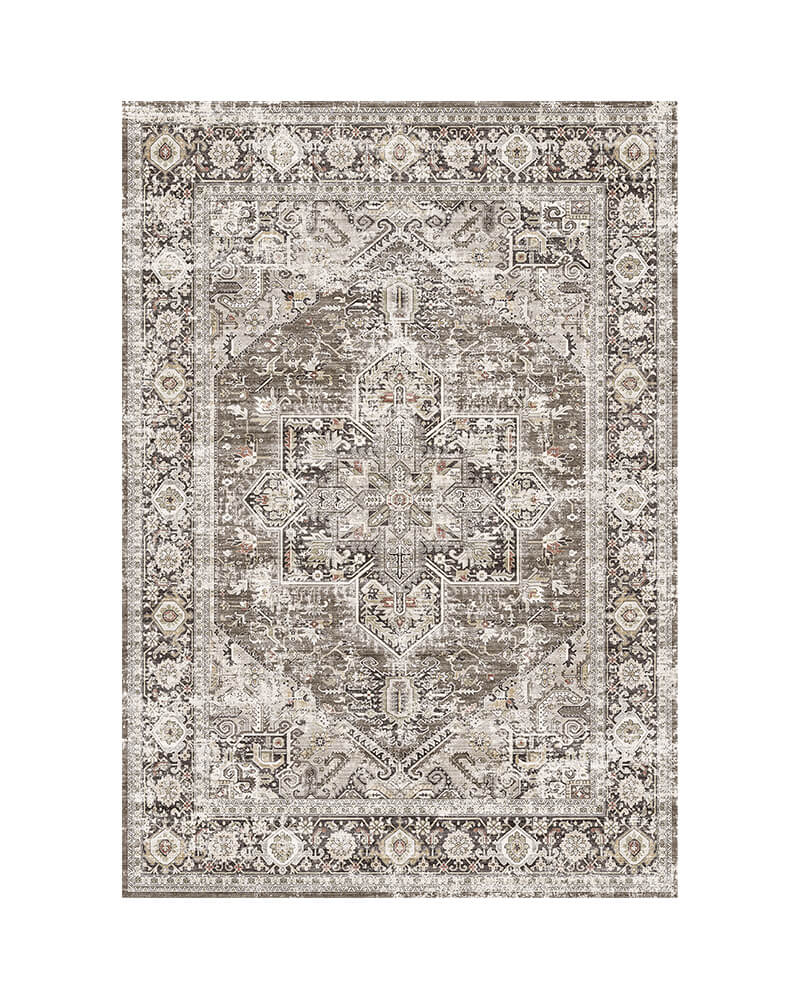 MontVoo Aglaia Washable Area Rug Brown