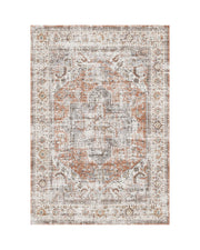 MontVoo Aglaia Washable Area Rug Orange
