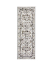 MontVoo Aglaia Washable Runner Rug Gray