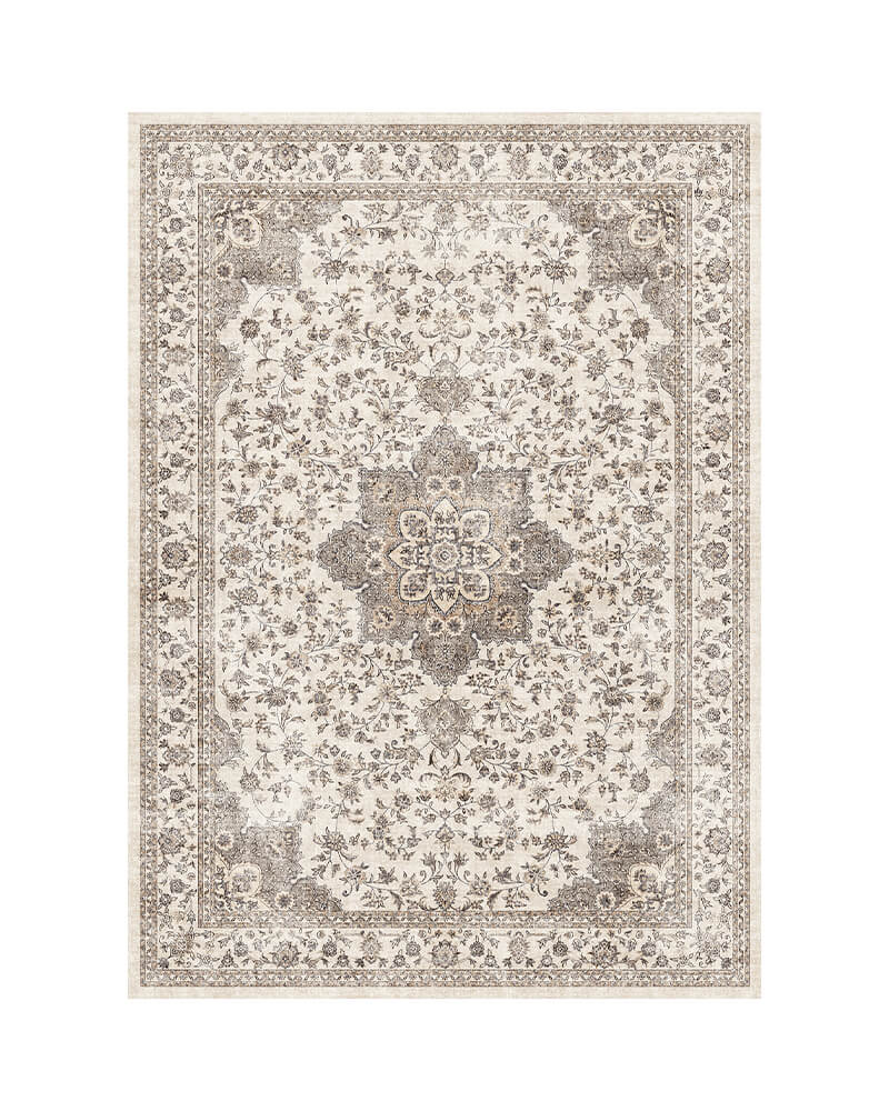 MontVoo Antheia Washable Area Rug Brown