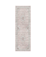 MontVoo Antheia Washable Area Runner Rug Pink