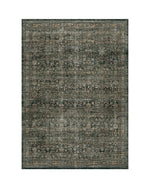 MontVoo Aster Washable Area Rug Green White
