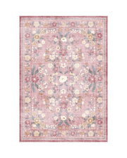 MontVoo Chloris Washable Area Rug Pink