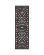 MontVoo Chloris Washable Area Runner Rug Black