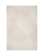 MontVoo Echo Washable Area Rug Beige